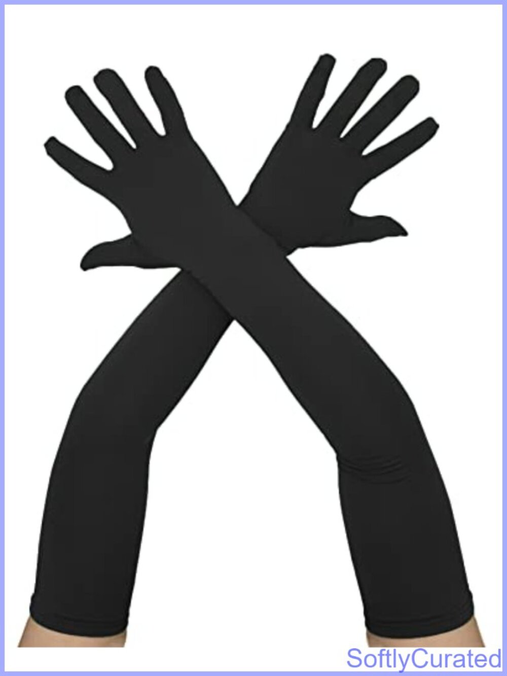 22" Super Long Stretchable Spandex Opera Gloves
